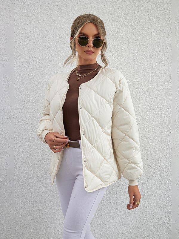 Abrigo de Cuadros Diamante Casual