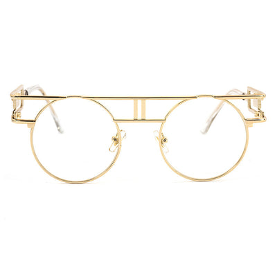 Gafas de Sol Steampunk Vintage Redondas para Hombre y Mujer - Image 18