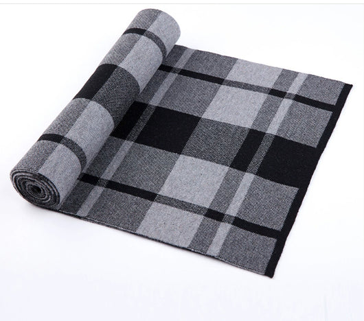 Bufanda de Lana Cuadros para Hombre - Invierno Cálido y Elegante - Image 22