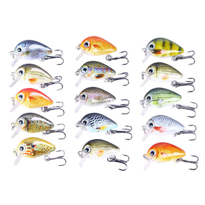 Set de 5 Señuelos de Pesca Mini Rock 1.5g - Colores Variados - Image 14
