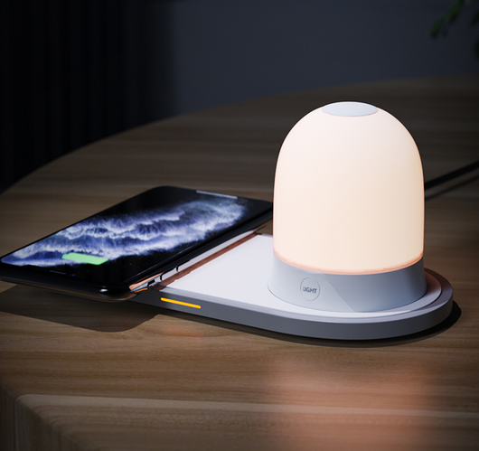 Cargador Inalámbrico para Celular con Luz Nocturna Integrada - Image 11