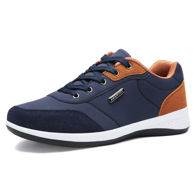 Zapatos Deportivos Casuales para Hombre - Zapatillas de Cuero Microfibra con Cordones Otoño - Image 20