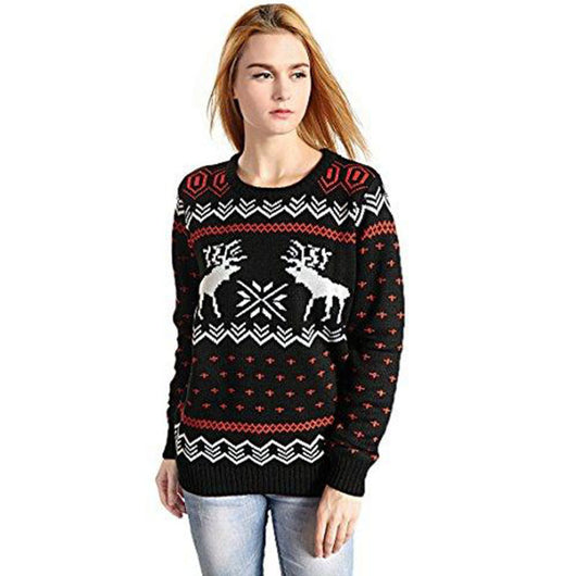 Suéter Cuello Redondo para Mujer - Diseño Europeo Otoño Invierno - Image 7