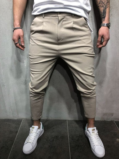 Pantalones Rectos Lisos Todo Combinable - Image 3
