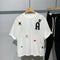 Camiseta Estampada con Bordado para Hombre