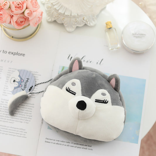 Bolsa Cosmética Llavero Colgante con Diseño de Shiba Inu y Husky - Image 2