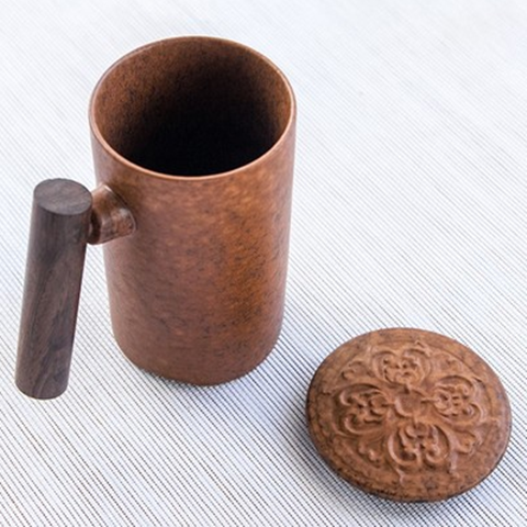 Juego de Té Cerámico Oficina Gran Capacidad con Filtro e Infusor - Image 9