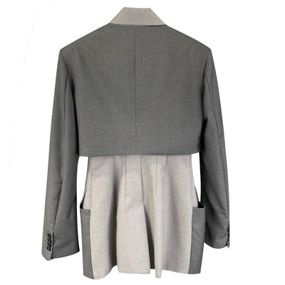 Conjunto de Dos Chaquetas Casuales con Diseño Hueco Moderno en la Cintura - Image 4