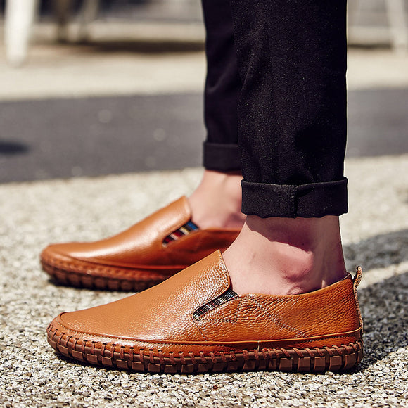 Zapatos de Cuero Genuino para Hombre - Casual y Ejecutivo
