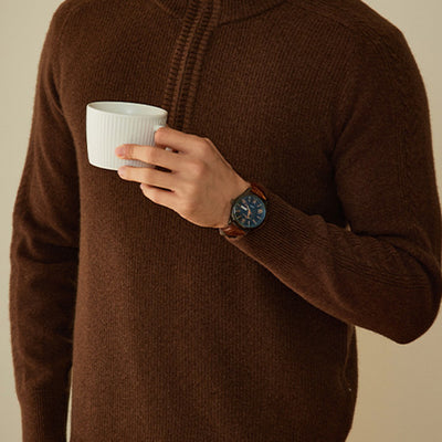 Suéter de Lana para Hombre Elegante y Versátil