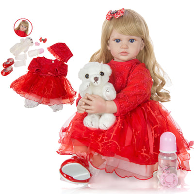 Muñeca Renacida de 60 cm con Cuerpo de Tela - Bebé Realista - Image 7
