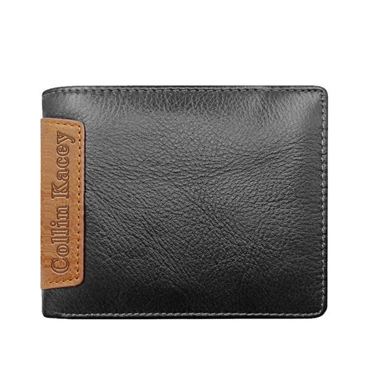 Billetera Corta de Cuero Genuino para Hombre con Múltiples Compartimentos - Image 9