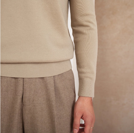 Polo de Cashmere Slim Fit con Solapa - Camisa Casual de Manga Larga - Image 11