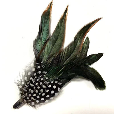 Broche de Plumas para Sombrero - Accesorio Floral Elegante - Image 2