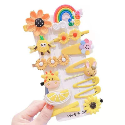 Clips Decorativos Infantiles Princesa Flores Estilo Japonés y Coreano - Image 12