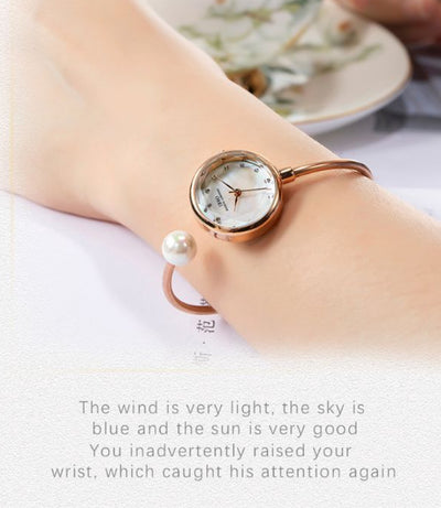 Reloj Pulsera Mujer con Esfera Nácar Perla - Image 12