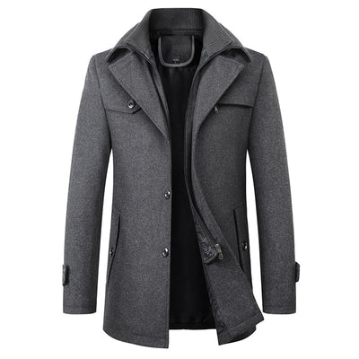 Abrigo de Lana para Hombre Elegante y Cálido - Image 18