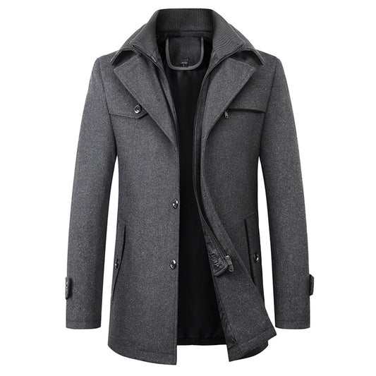 Abrigo de Lana para Hombre Elegante y Cálido