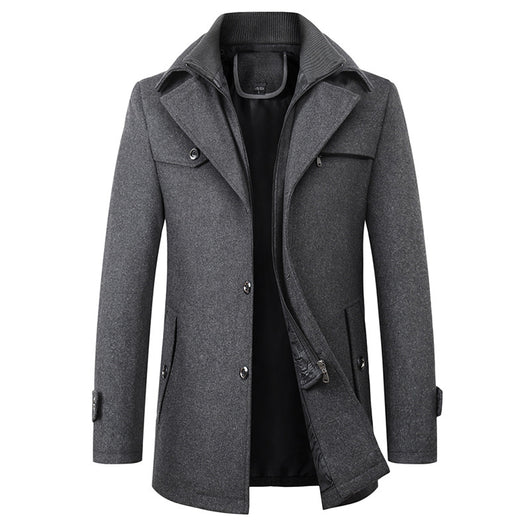 Abrigo de Lana para Hombre Elegante y Cálido - Image 18
