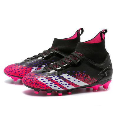 Botines de Fútbol AG para Niños y Niñas - Caña Alta con Tacos de Entrenamiento - Image 11