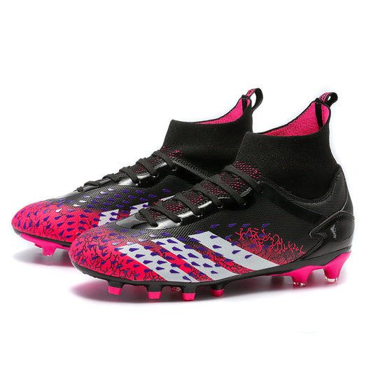 Botines de Fútbol AG para Niños y Niñas - Caña Alta con Tacos de Entrenamiento - Image 11