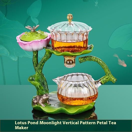 Juego de Té Kung Fu Cristal Loto Luz de Luna - Image 3