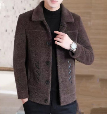 Abrigo de Lana Corto para Hombre - Chaqueta Acolchada Otoño Invierno - Image 9