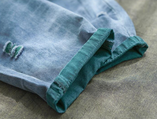 Jeans Rotos de Moda para Mujer - Corte Capri Verano - Image 12