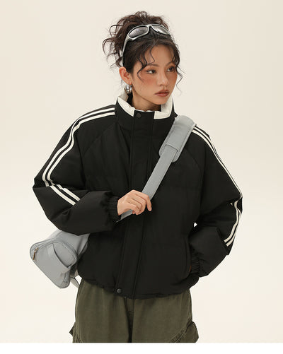 Abrigo Acolchado de Algodón Grueso para Invierno - Image 12