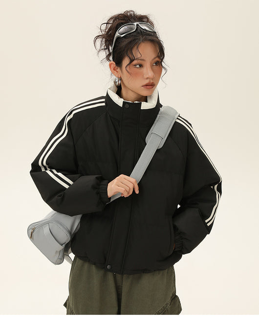 Abrigo Acolchado de Algodón Grueso para Invierno - Image 12