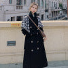 Abrigo de Lana Gruesa Estilo Hepburn y Occidental