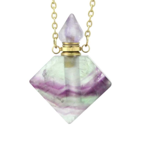 Botella de Perfume de Cristal Diamante - Colgante Aromaterapeuta Portátil - Image 17