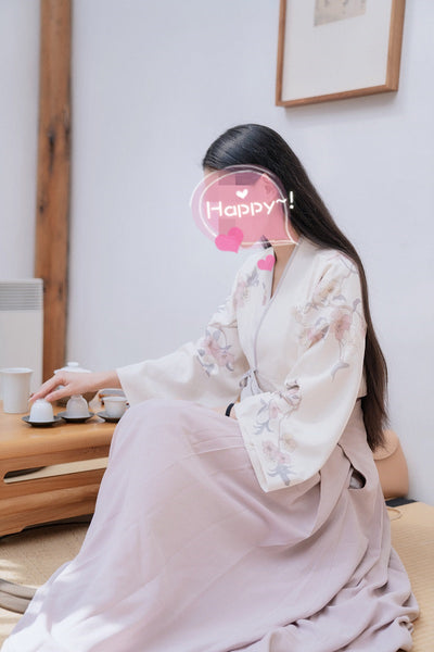 Vestido Hanfu Femenino Primavera Otoño - Estilo Hada Elegante Antiguo - Image 6