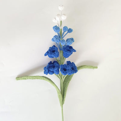 Ramo de Jacinto de Uva Tejido a Mano - Flores Artificiales Acabadas - Image 8