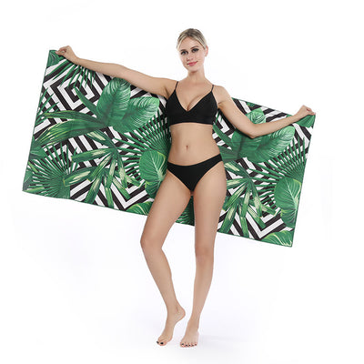 Toalla de Playa Secado Rápido con Estampado Duplex - Image 14