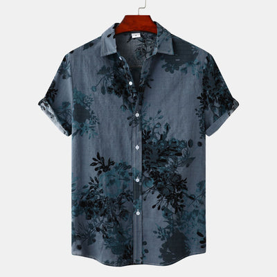 Camisa de Solapa Floral para Hombre - Image 10