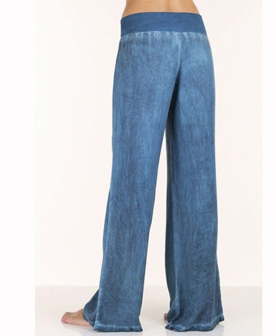 Pantalones Denim Casual de Pierna Ancha para Mujer - Image 8