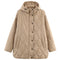 Chaqueta Acolchada Impermeable con Capucha para Mujer - Versátil y Cómoda
