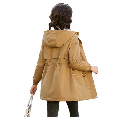 Abrigo Impermeable de Lana de Cordero Forrado en Polar - Diseño Ejecutivo Largo - Image 5