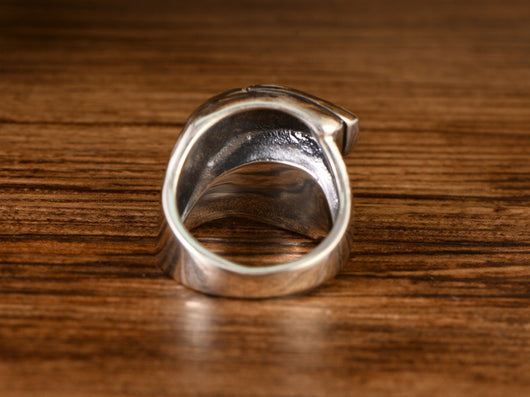 Anillo Retro de Plata 925 Negro para Hombre - Image 9