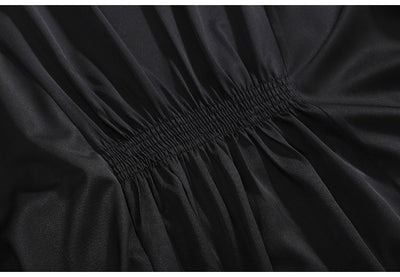 Abrigo Trench Coat Negro Entallado de Manga Larga para Mujer - Image 20