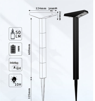 Lámpara Solar de Jardín con Sensor Automático - Iluminación Inteligente para Exteriores - Image 7