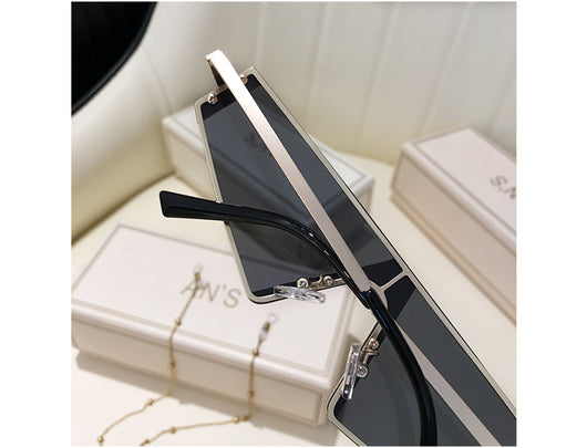 Gafas de Sol Triangulares Trendy para Hombre y Mujer - Estilo Hip Hop - Image 10