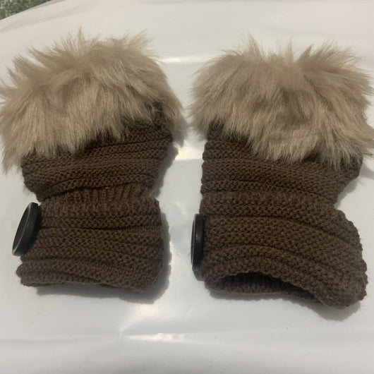 Guantes Tejidos Cálidos de Botones con Dedos Abiertos para Mujer - Image 17
