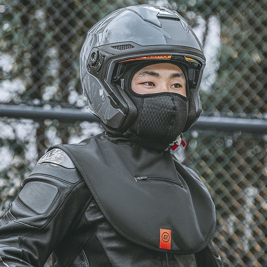 Pasamontañas Térmico Eléctrico para Motociclista - Máscara Calefactable Cortavientos