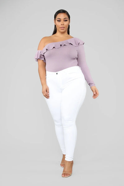 Pantalones Vaqueros Lápiz de Talle Alto con Elasticidad Premium para Mujeres Talla Grande - Image 2