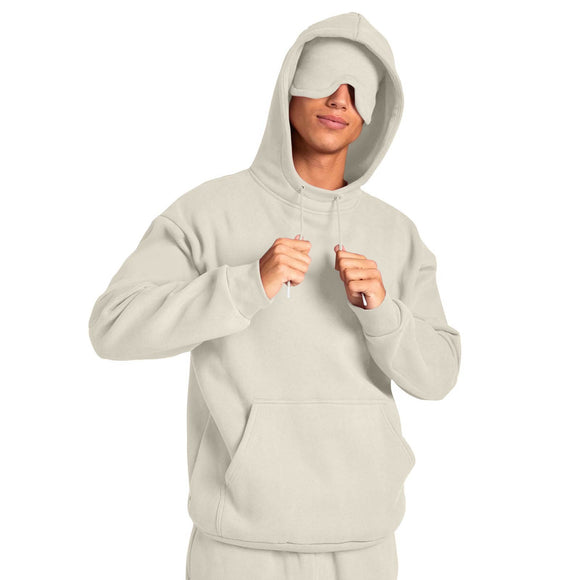 Sudadera Deportiva Casual para Hombre con Antifaz para Dormir