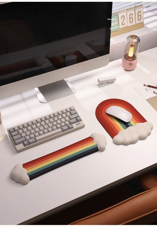 Reposamuñecas Gel Rainbow Antideslizante para Teclado y Mouse - Image 18