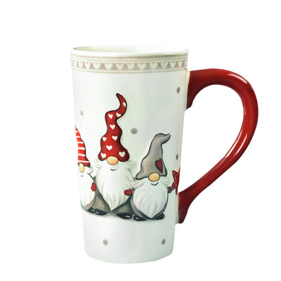 Taza de Cerámica Navideña Pintada a Mano con Papá Noel - Image 7