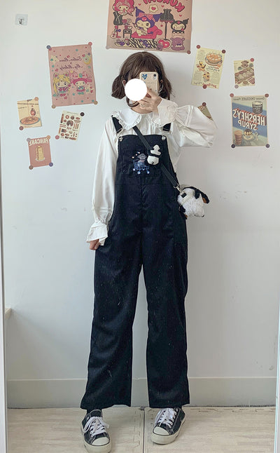 Overol de Pana para Niñas Otoño Invierno - Estilo Japonés Adorable - Image 13